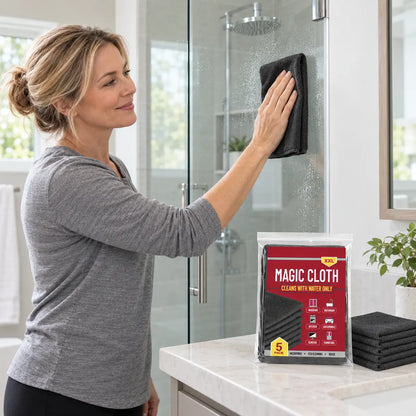 5-Piece Soft Home Cleaning Cloth Set